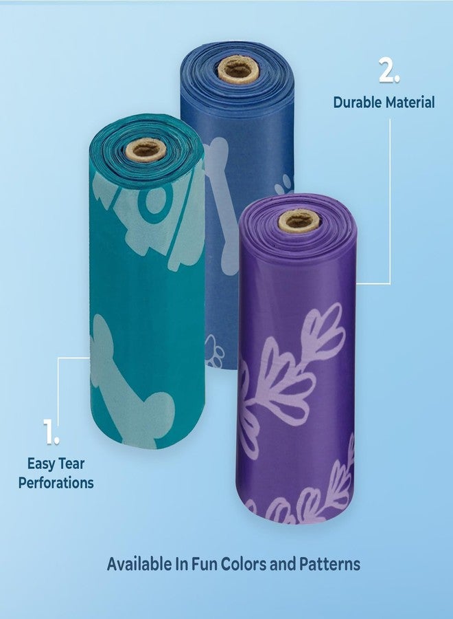 Agirav Tails Best Pet Supplies Dog Poop Bags for Waste Refuse Cleanup, Doggy Roll Replacements for Outdoor Puppy Walking and Travel, Leak Proof and Tear Resistant, Thick Plastic150 Bags - Image 2